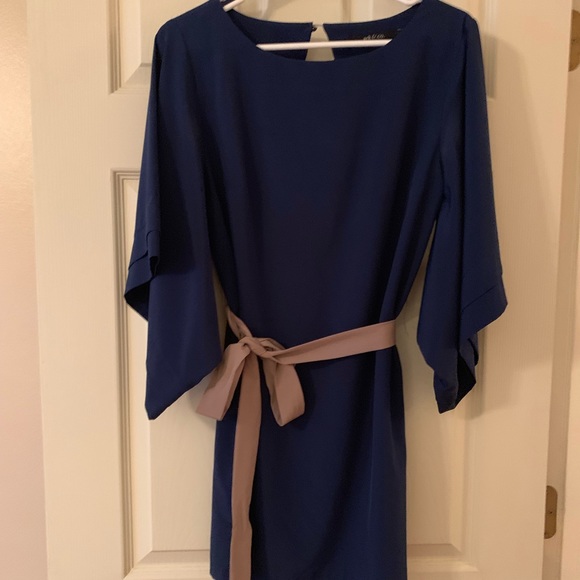 navy kimono dress